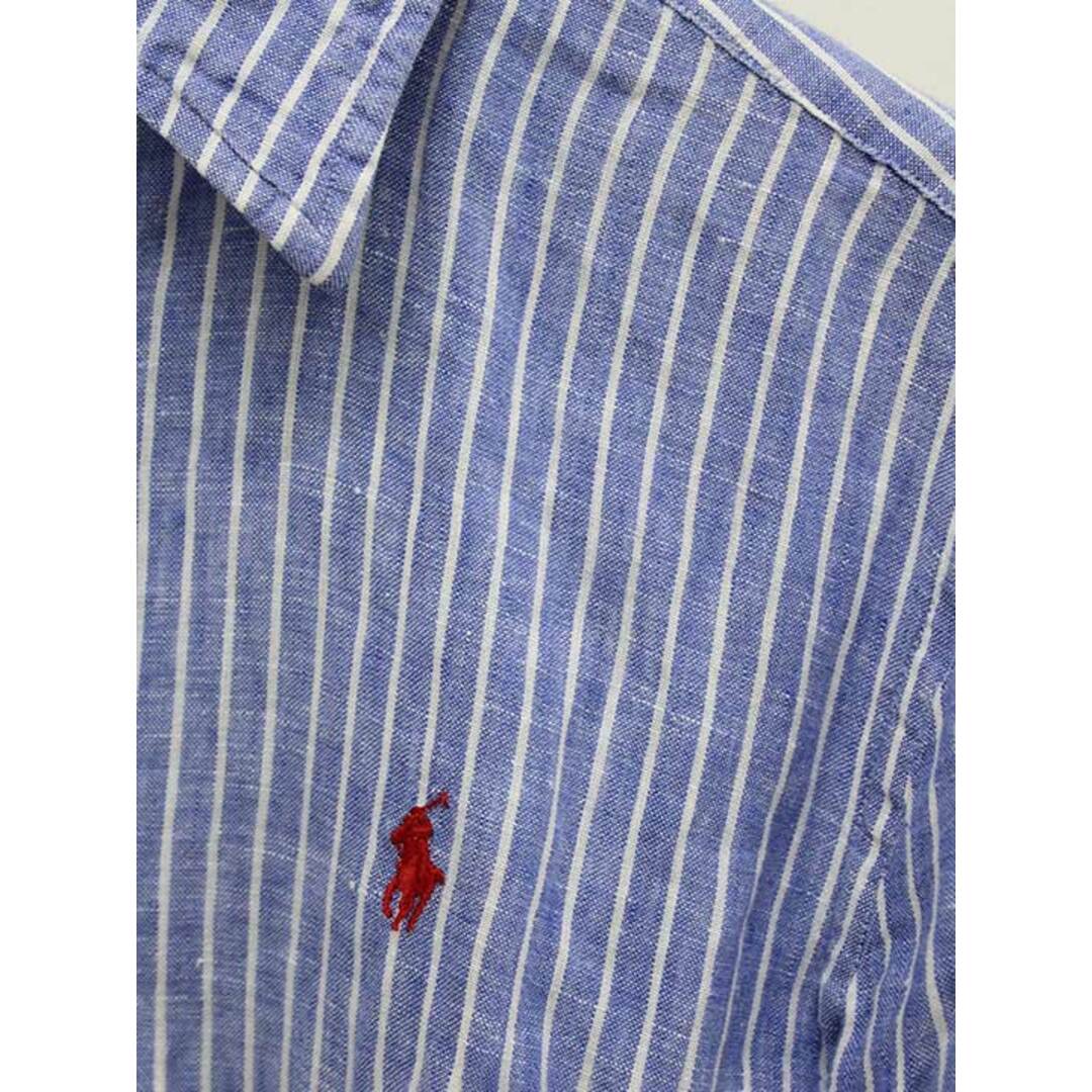 Ralph Lauren - ラルフローレン リネンストライプシャツ XS Ralph Lauren - ラルフローレン リネンストライプシャツ XS