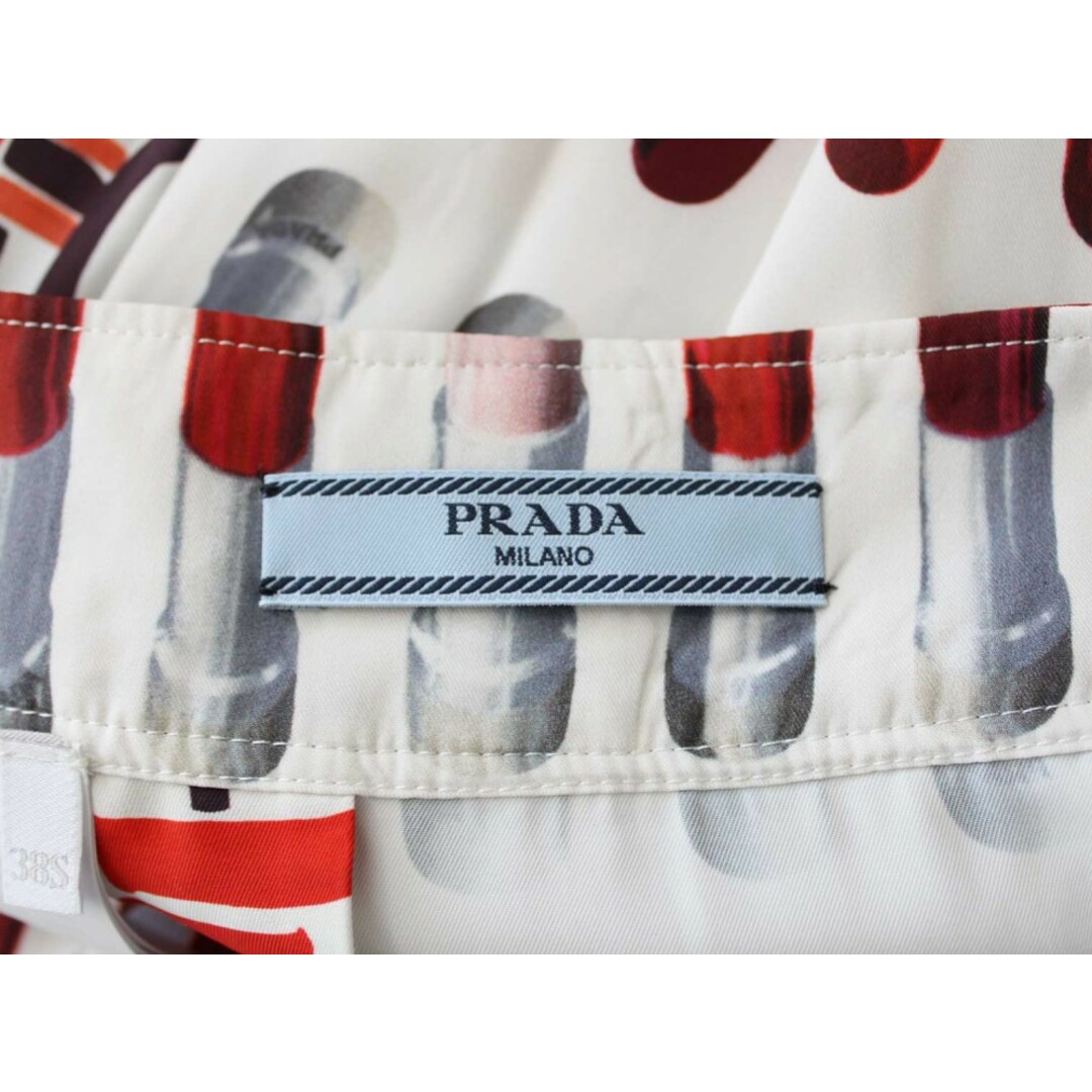 PRADA - プラダ 総柄リッププリントスカート 38 レディース PRADA - プラダ 総柄リッププリントスカート 38 レディース