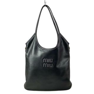 MIU MIU - 極美品 ミュウミュウ ロゴ レザー トート バッグ MIU MIU - 極美品 ミュウミュウ ロゴ レザー トート バッグ