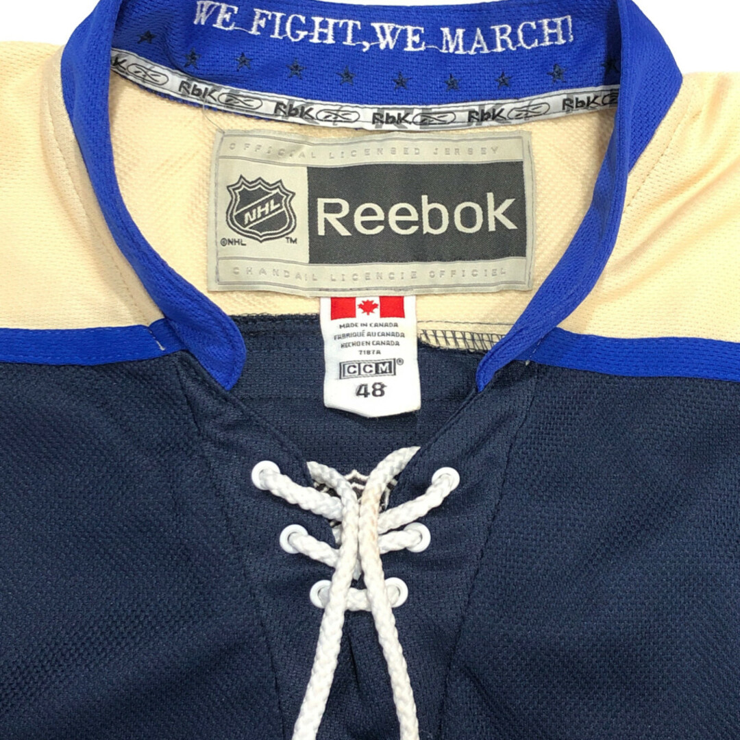 Reebok - カナダ製 NHL コロンバス・ブルージャケッツ セス Reebok - カナダ製 NHL コロンバス・ブルージャケッツ セス