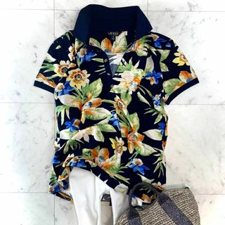 Ralph Lauren - 美品♪ローレンラルフローレン 花柄 ポロシャツ Ralph Lauren - 美品♪ローレンラルフローレン 花柄 ポロシャツ
