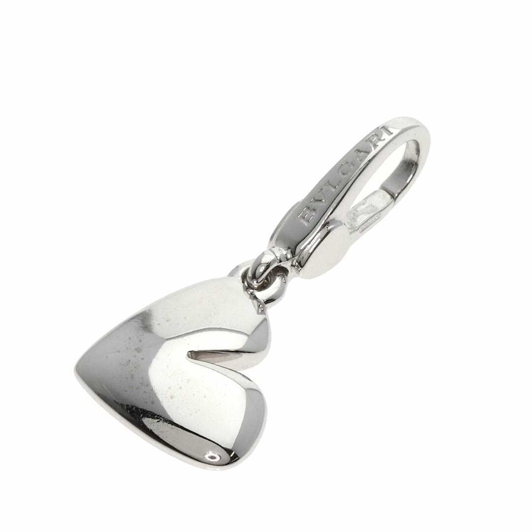 BVLGARI - BVLGARI ハート チャーム ペンダントトップ K18WG BVLGARI - BVLGARI ハート チャーム ペンダントトップ K18WG