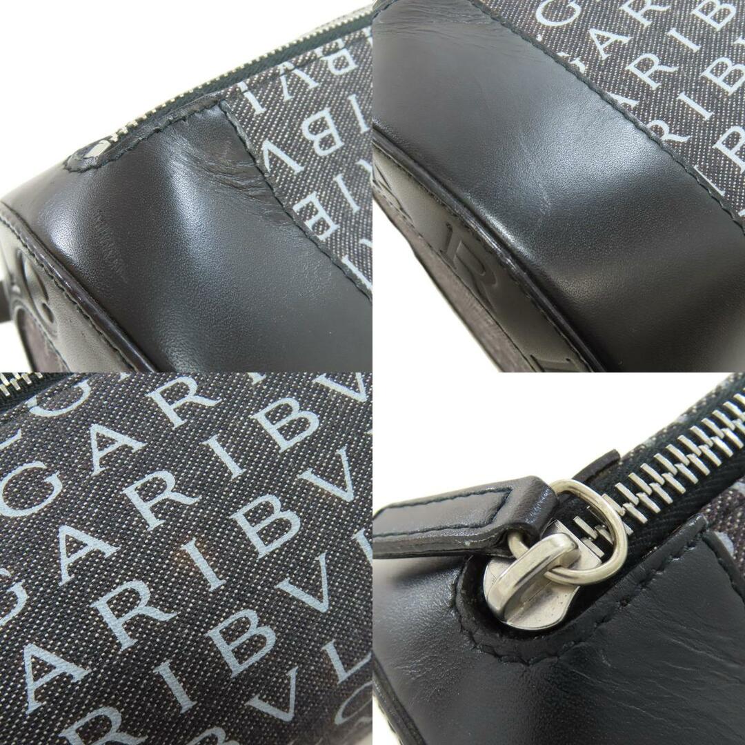 BVLGARI - BVLGARI ロゴマニア ショルダーバッグ キャンバス BVLGARI - BVLGARI ロゴマニア ショルダーバッグ キャンバス