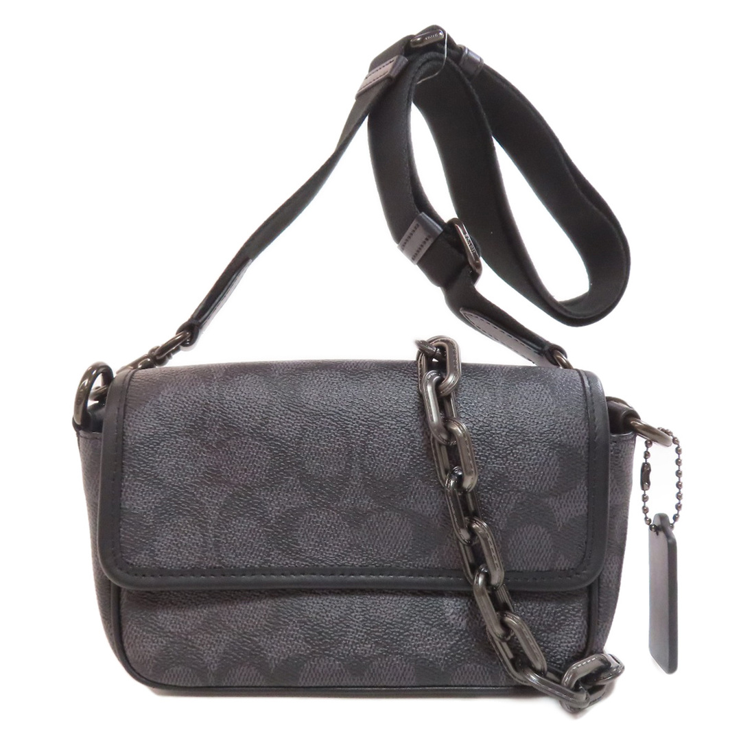 COACH - COACH CR753 シグネチャー 2WAY ショルダーバッグ PVC COACH - COACH CR753 シグネチャー 2WAY ショルダーバッグ PVC