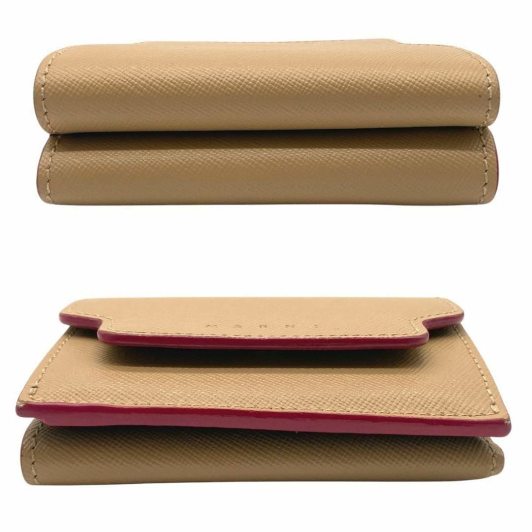 MARNI - 【極美品】MARNI マルニ 三つ折り財布 コンパクト MARNI - 【極美品】MARNI マルニ 三つ折り財布 コンパクト