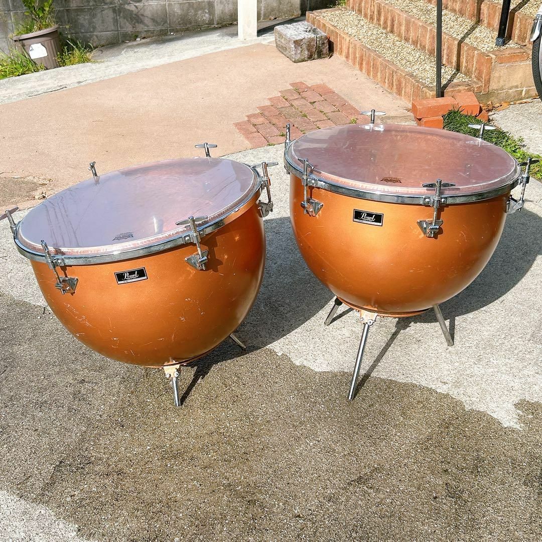 Pearl ティンパニ 2個セット 打楽器の通販 by 1月28日〜2月1日 Pearl ティンパニ 2個セット 打楽器の通販 by 1月28日〜2月1日