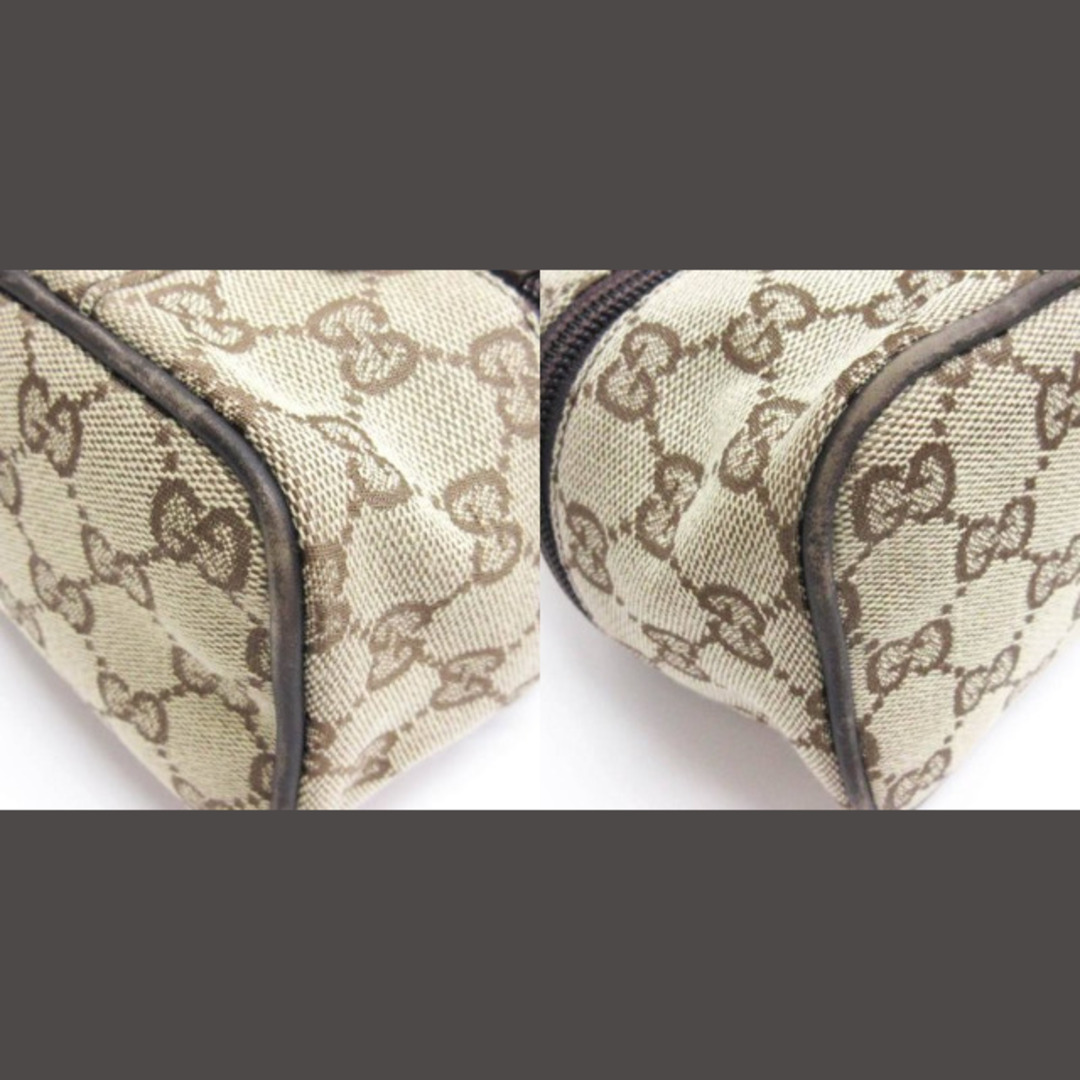 GUCCI - グッチ GGキャンバス 巾着 ポーチ ミニハンドバッグ GUCCI - グッチ GGキャンバス 巾着 ポーチ ミニハンドバッグ