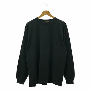 オーラリー(AURALEE)のAURALEE / オーラリー | 2020AW | LUSTER PLAITING L/S TEE ラスタープレーティング Tシャツ | 4 | ブラック | メンズ(Tシャツ/カットソー(七分/長袖))
