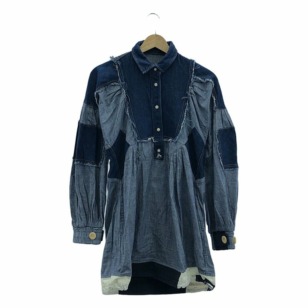 sacai - sacai / サカイ | デニム 切替 カットオフ シャツ sacai - sacai / サカイ | デニム 切替 カットオフ シャツ