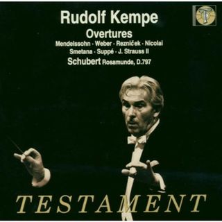 欧CD Schubert, Mendelssohn, Smetana, Weber; Kempe Overtures:Schubert/Mendelssohn  SBT1276 Testament 未開封 /00110(クラシック)