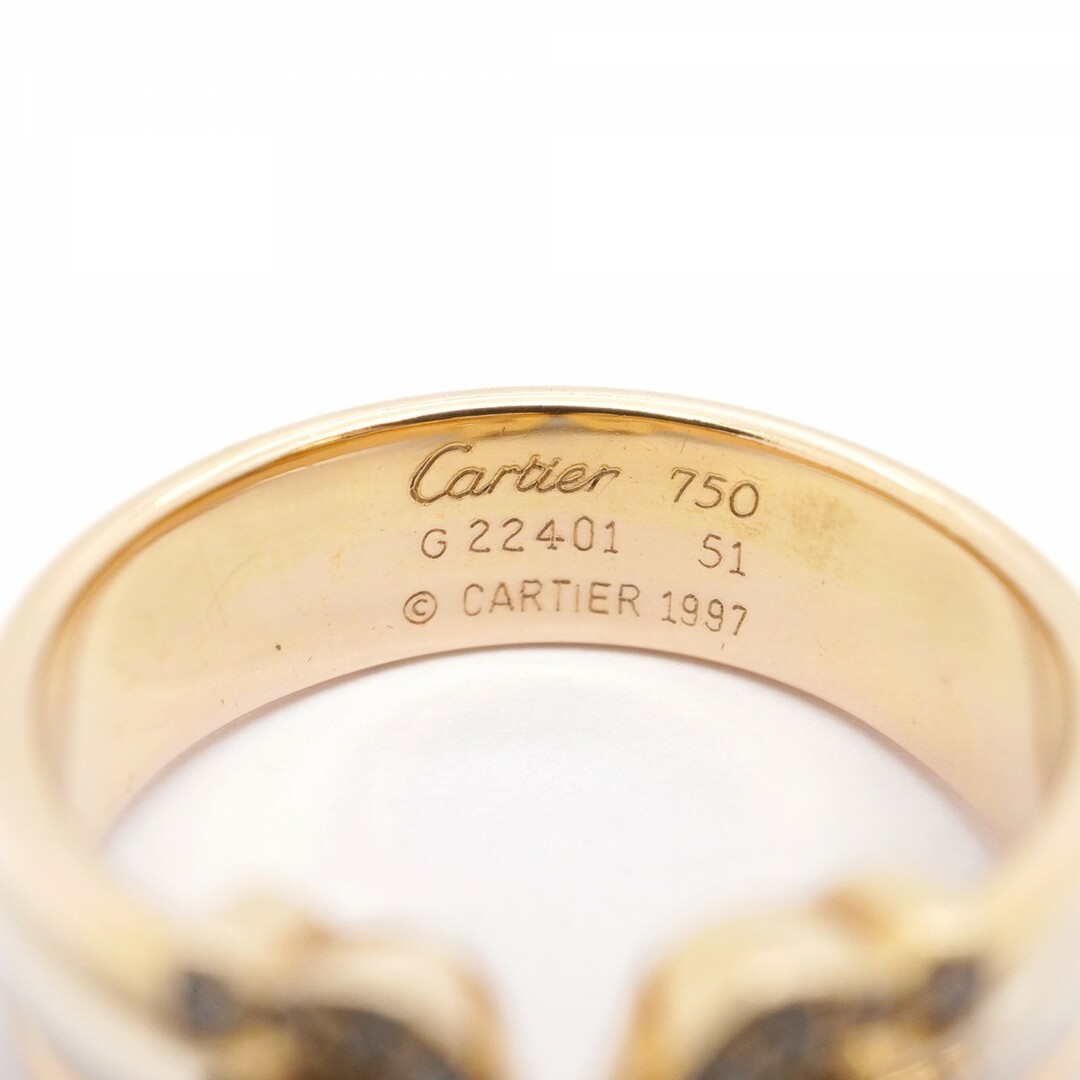 Cartier - 【5jdb0389】カルティエ リング 2C K18YG イエロー Cartier - 【5jdb0389】カルティエ リング 2C K18YG イエロー