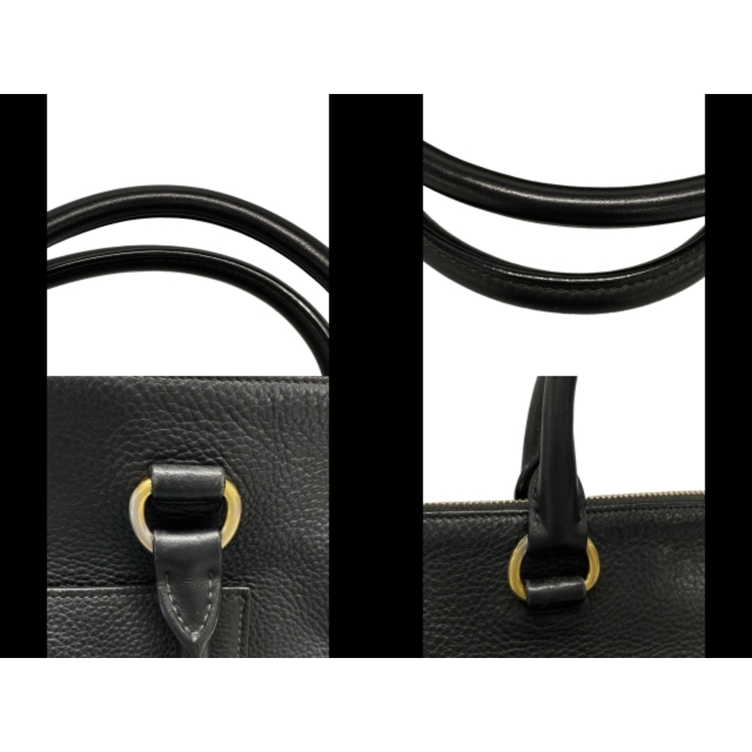 PRADA - PRADA(プラダ) ハンドバッグ ロゴ 黒 レザーの通販 by PRADA - PRADA(プラダ) ハンドバッグ ロゴ 黒 レザーの通販 by