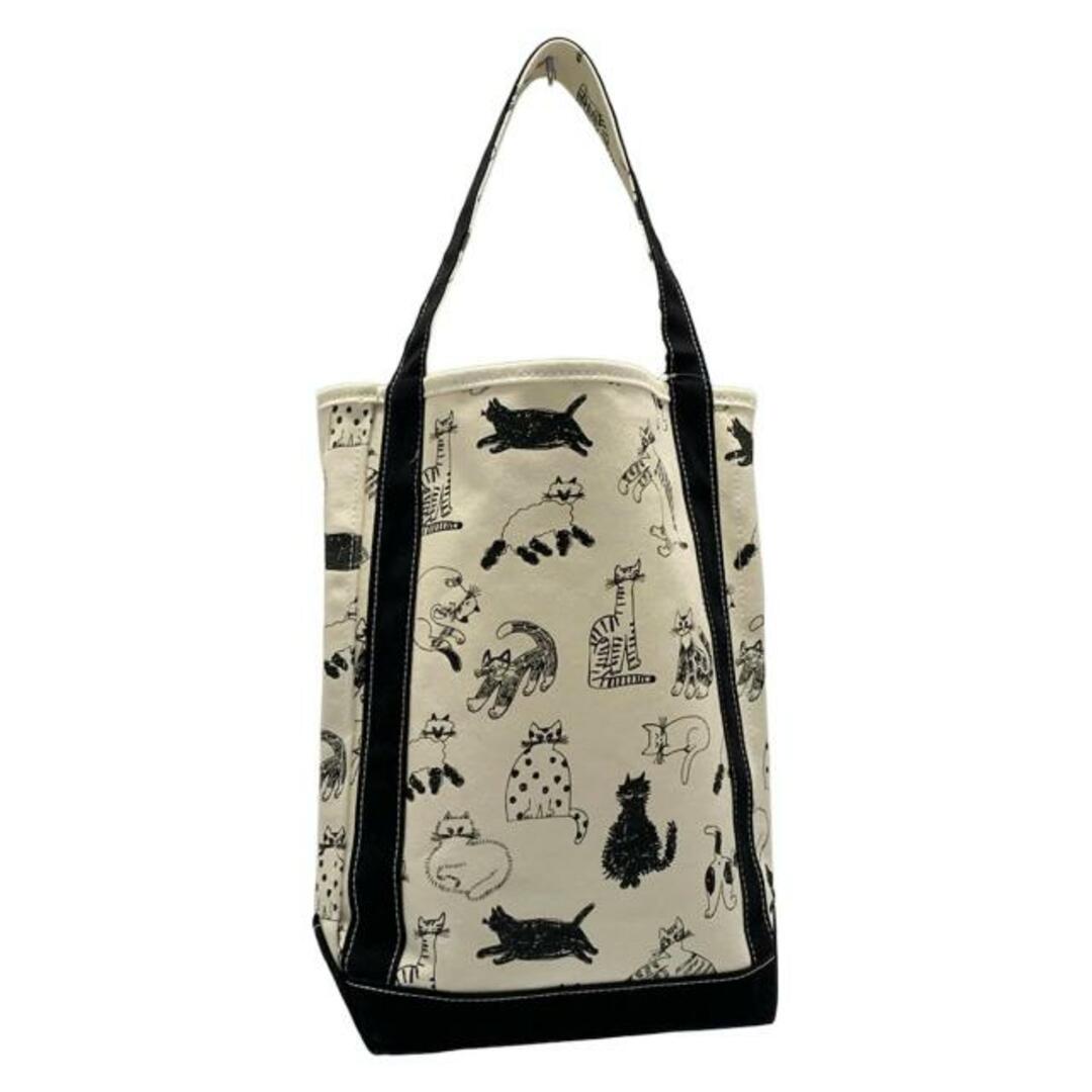 品質満点 TEMBEA(テンベア) ショルダーバッグ美品 - アイボリー×黒 アニマル柄 バッグ