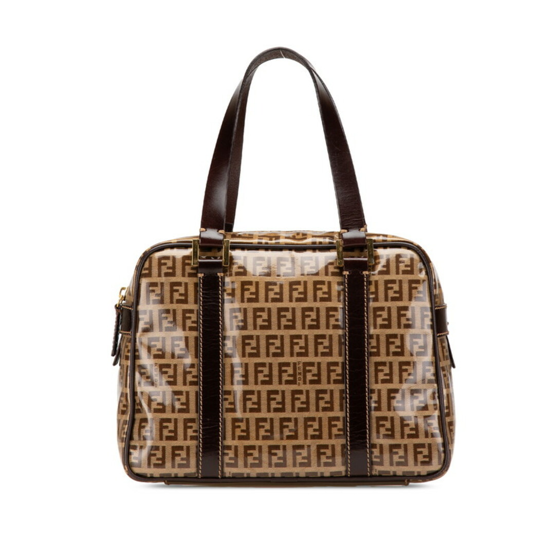 FENDI - フェンディ ズッキーノ ハンドバッグ 16427 エナメル FENDI - フェンディ ズッキーノ ハンドバッグ 16427 エナメル
