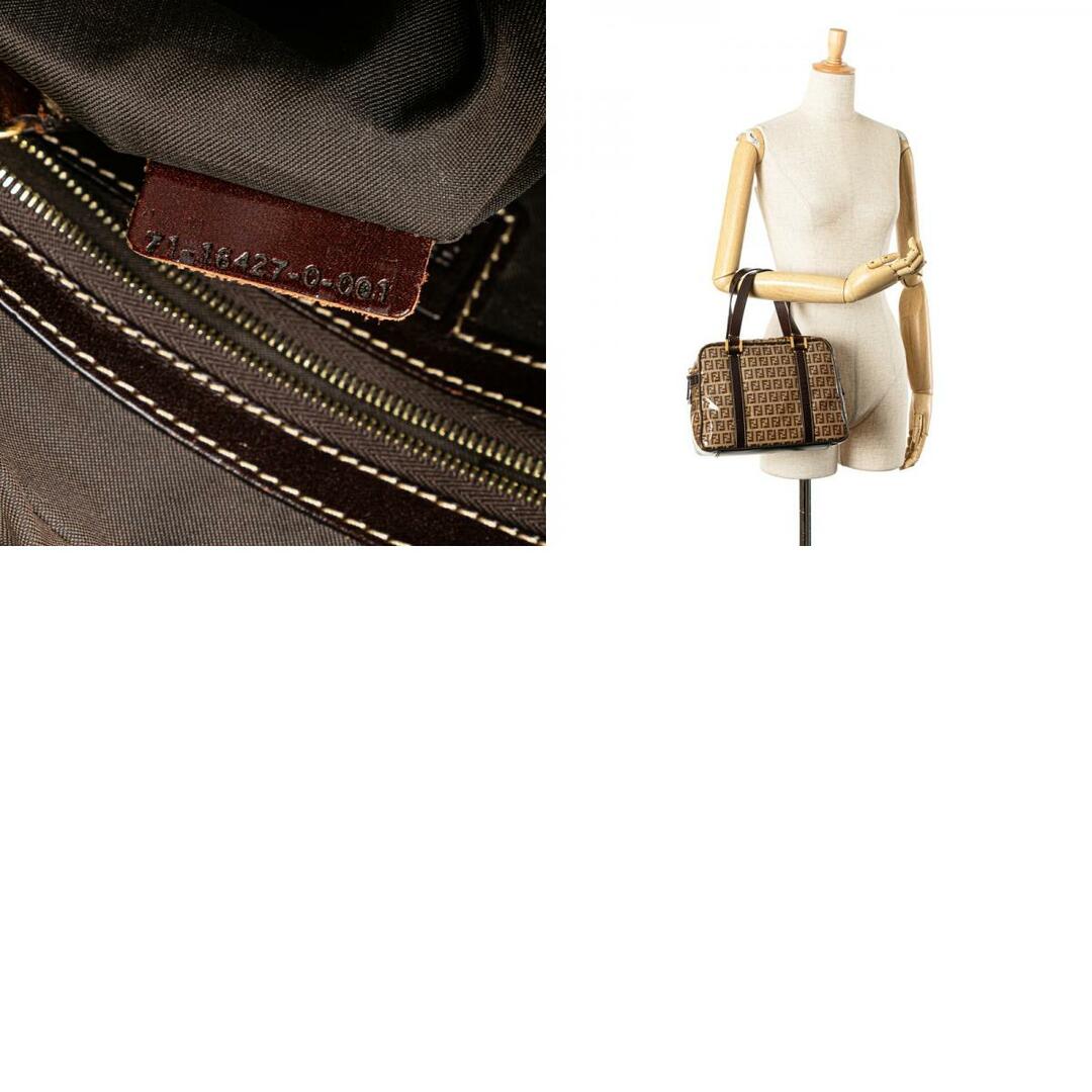 FENDI - フェンディ ズッキーノ ハンドバッグ 16427 エナメル FENDI - フェンディ ズッキーノ ハンドバッグ 16427 エナメル