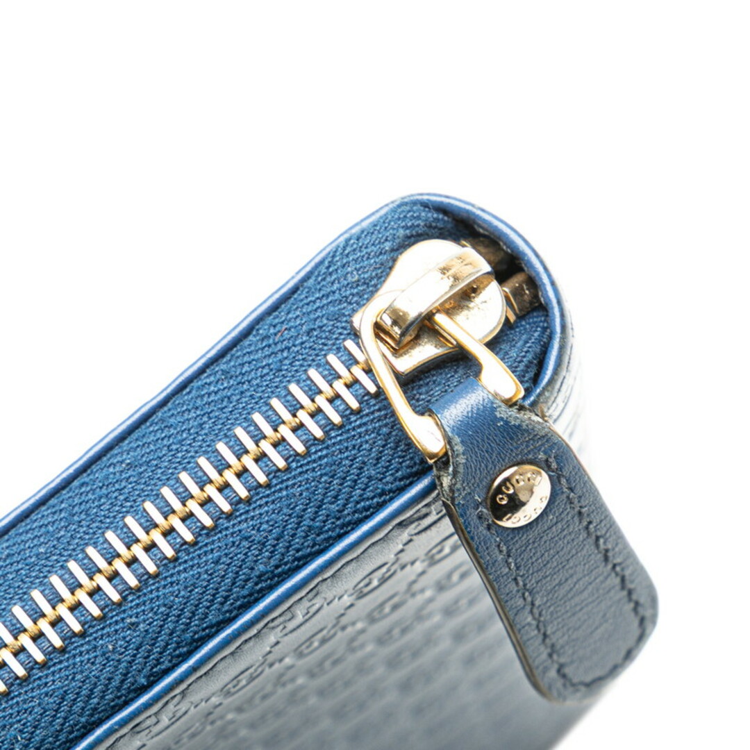 GUCCI - グッチ マイクロ グッチシマ ラウンドファスナー 長財布 GUCCI - グッチ マイクロ グッチシマ ラウンドファスナー 長財布