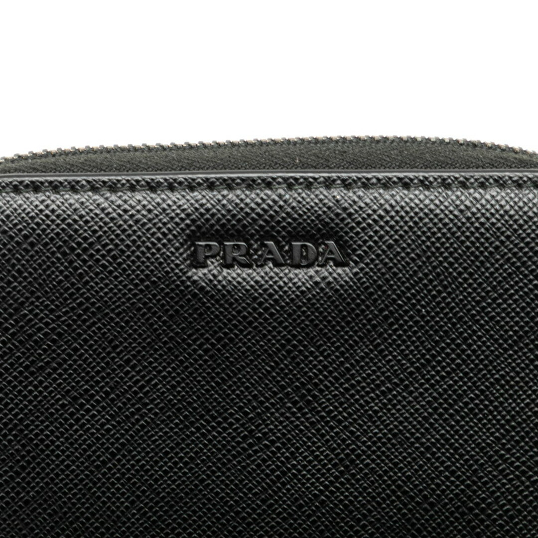PRADA - 美品 プラダ サフィアーノ ラウンドファスナー コイン PRADA - 美品 プラダ サフィアーノ ラウンドファスナー コイン