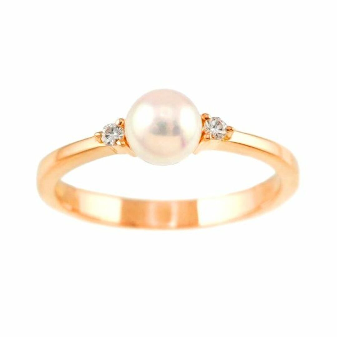 TASAKI - タサキ TASAKI 9号 リング アコヤ真珠 5.0mm ダイヤ TASAKI - タサキ TASAKI 9号 リング アコヤ真珠 5.0mm ダイヤ
