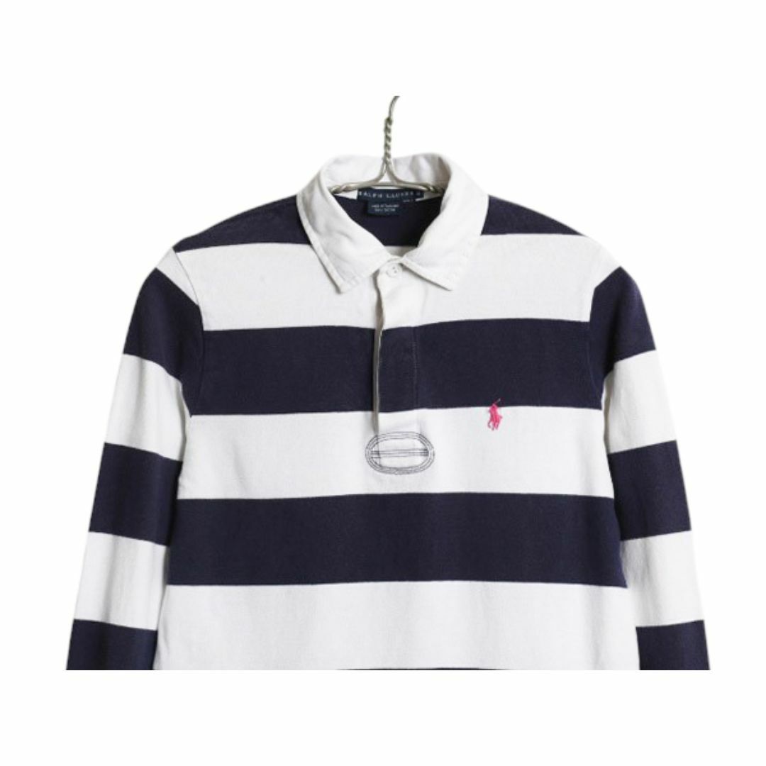 Ralph Lauren - ラルフローレン ワイド ボーダー 長袖 ラガー Ralph Lauren - ラルフローレン ワイド ボーダー 長袖 ラガー