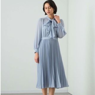 ANAYI - ANAYI ノースリーブ 花柄エンブロイダリー 膝下 ANAYI - ANAYI ノースリーブ 花柄エンブロイダリー 膝下