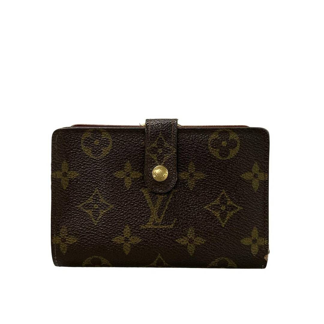 LOUIS VUITTON - LOUIS VUITTON(ルイヴィトン) 2つ折り財布 モノグラム ポルトフォイユ・ヴィエノワ M61674 ダークブラウン×ライトブラウン