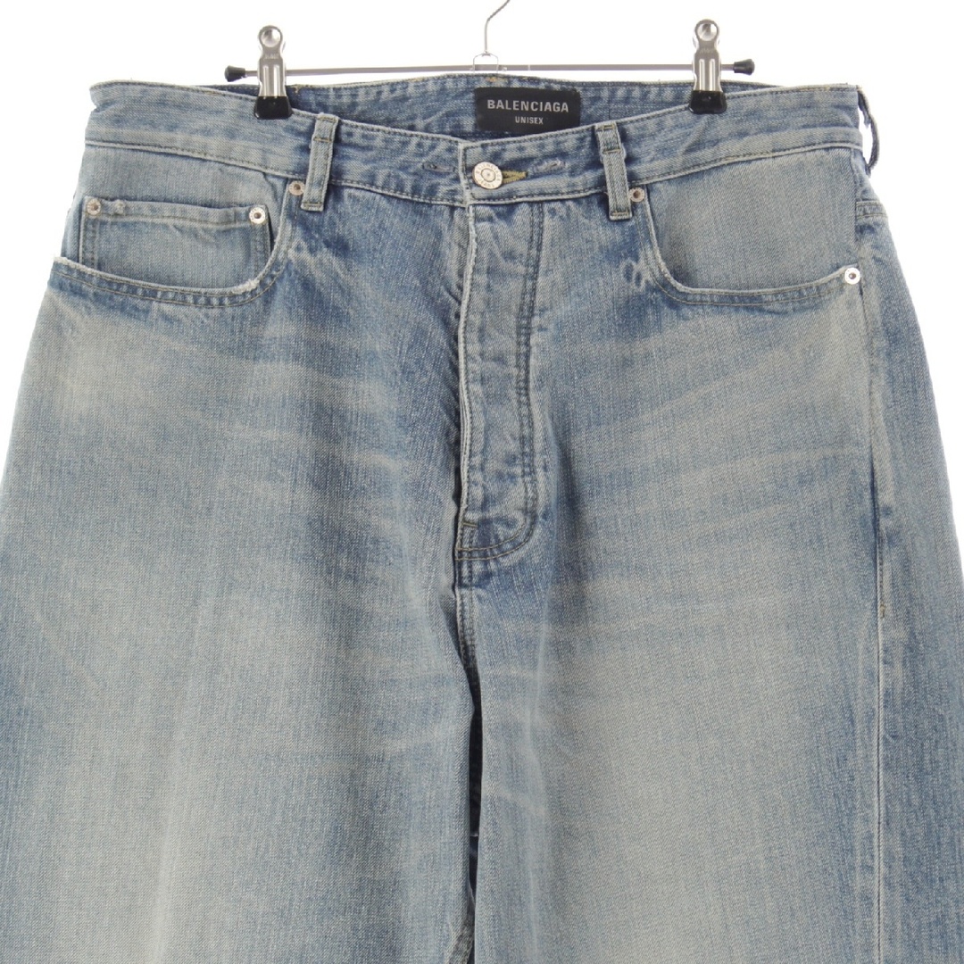 BALENCIAGA - バレンシアガ 23SS コットン デニム ドロー BALENCIAGA - バレンシアガ 23SS コットン デニム ドロー