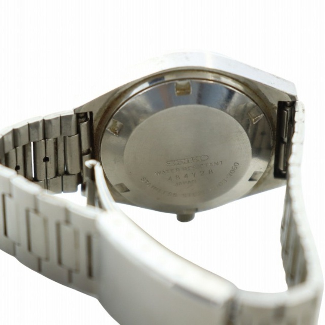 SEIKO - セイコー エルニクス 腕時計 電磁テンプ デイデイト青 SEIKO - セイコー エルニクス 腕時計 電磁テンプ デイデイト青