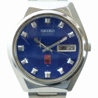 SEIKO - セイコー エルニクス 腕時計 電磁テンプ デイデイト青 SEIKO - セイコー エルニクス 腕時計 電磁テンプ デイデイト青