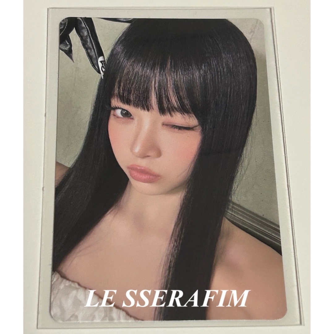 LE SSERAFIM - LE SSERAFIM ルセラフィム HOT ウンチェ トレカの LE SSERAFIM - LE SSERAFIM ルセラフィム HOT ウンチェ トレカの