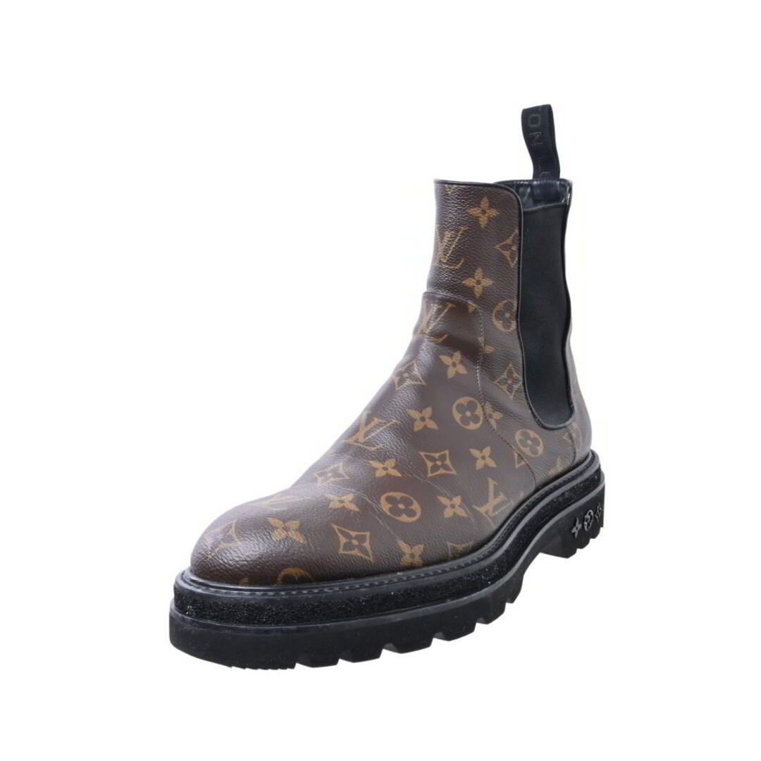 LOUIS VUITTON - LOUIS VUITTON モノグラム レザー サイドゴア LOUIS VUITTON - LOUIS VUITTON モノグラム レザー サイドゴア