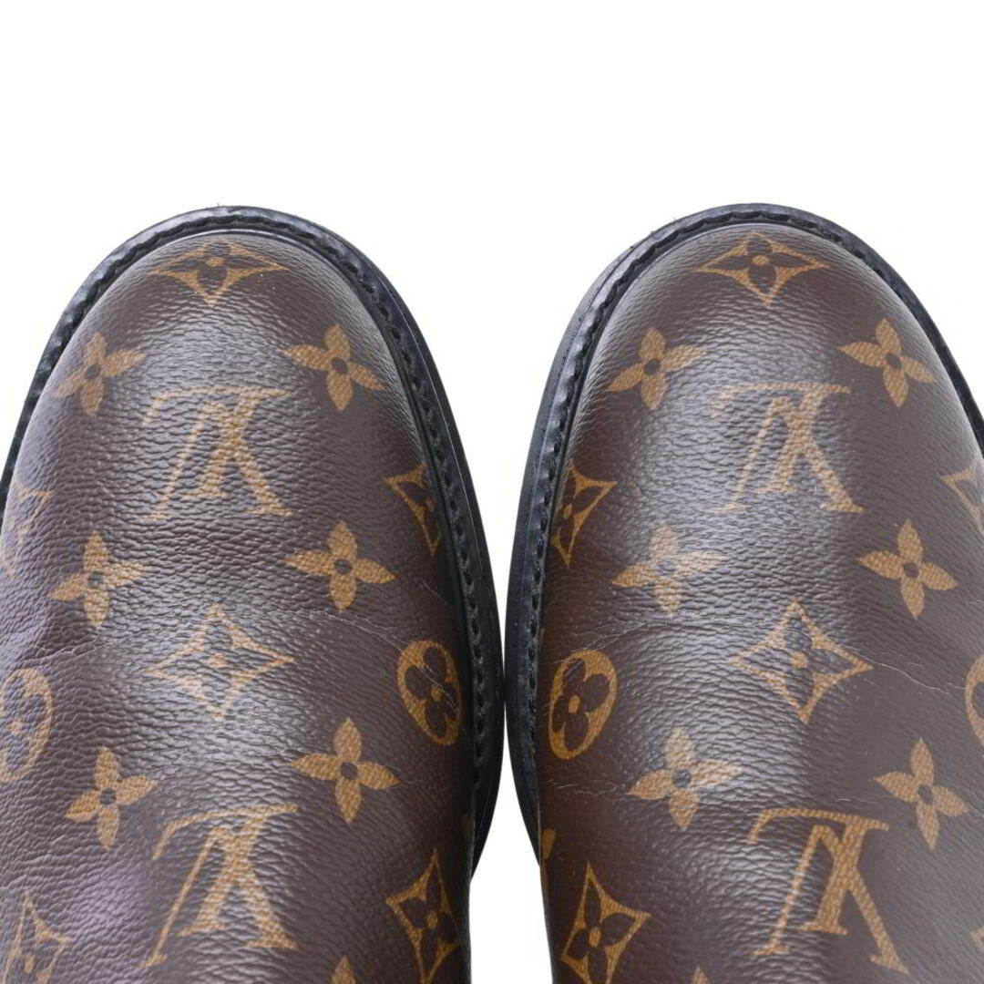 LOUIS VUITTON - LOUIS VUITTON モノグラム レザー サイドゴア LOUIS VUITTON - LOUIS VUITTON モノグラム レザー サイドゴア