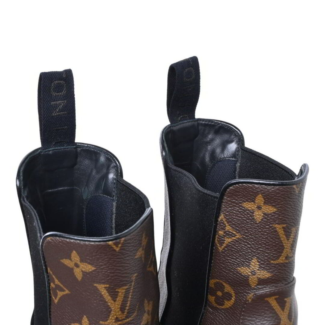 LOUIS VUITTON - LOUIS VUITTON モノグラム レザー サイドゴア LOUIS VUITTON - LOUIS VUITTON モノグラム レザー サイドゴア