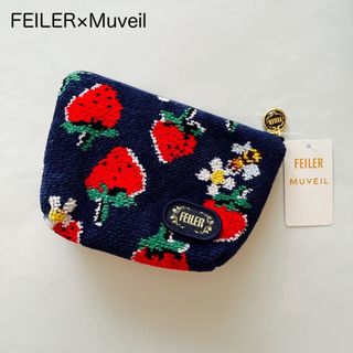 FEILER - ちいかわ ハチワレストロベリードット サークルポーチ FEILER - ちいかわ ハチワレストロベリードット サークルポーチ