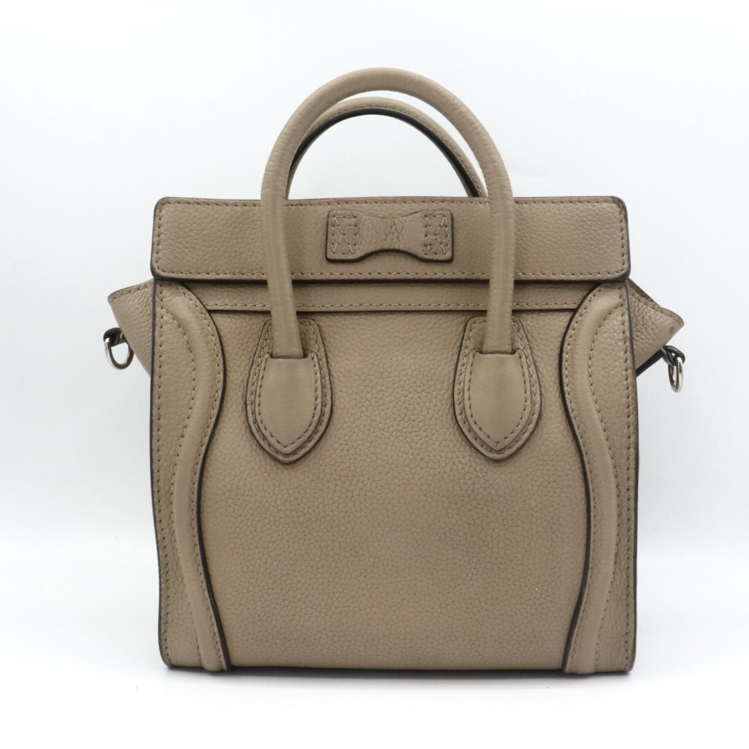 CELINE - 美品 セリーヌ レザー ラゲージ ナノショッパー 2way CELINE - 美品 セリーヌ レザー ラゲージ ナノショッパー 2way