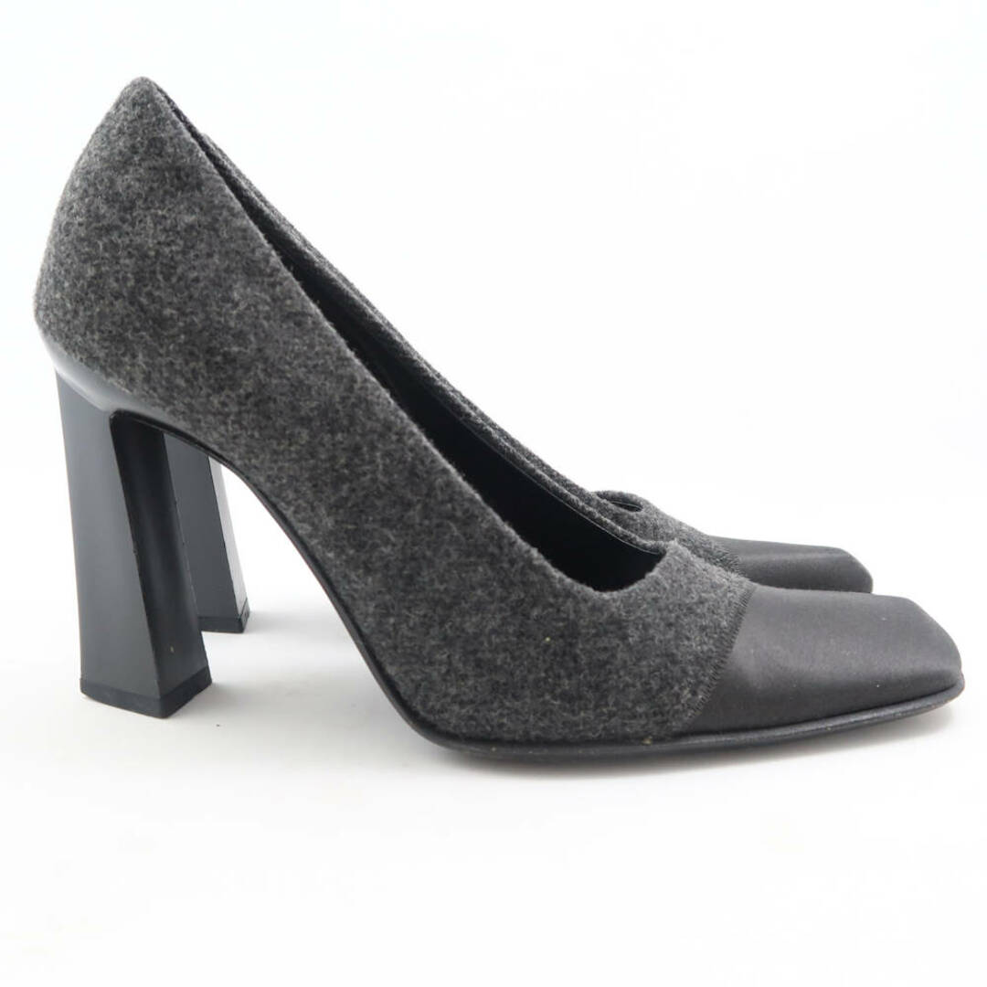 PRADA - PRADA プラダ パンプス 35 23cm相当 ウール ブラック PRADA - PRADA プラダ パンプス 35 23cm相当 ウール ブラック