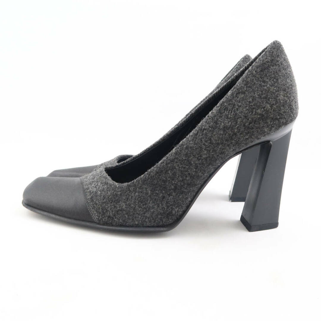 PRADA - PRADA プラダ パンプス 35 23cm相当 ウール ブラック PRADA - PRADA プラダ パンプス 35 23cm相当 ウール ブラック