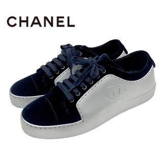 CHANEL - 【未使用級】 シャネル ココマーク スエード ソックス CHANEL - 【未使用級】 シャネル ココマーク スエード ソックス