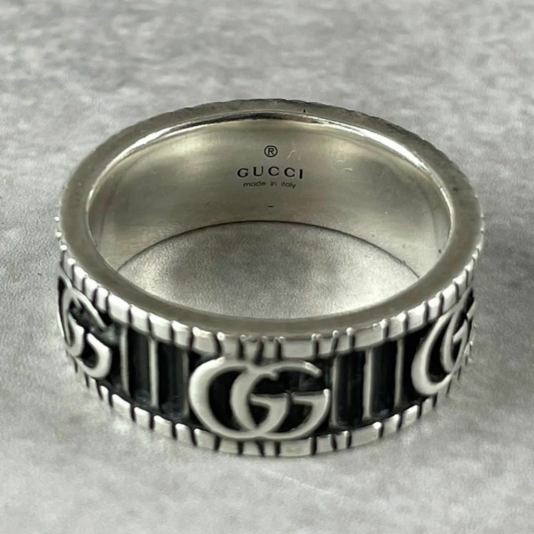 GUCCI - 極美品⭐️GUCCI マーモントGG リング シルバー GUCCI - 極美品⭐️GUCCI マーモントGG リング シルバー