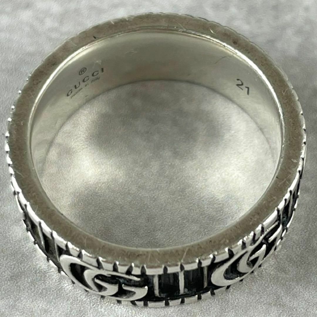 GUCCI - 極美品⭐️GUCCI マーモントGG リング シルバー GUCCI - 極美品⭐️GUCCI マーモントGG リング シルバー