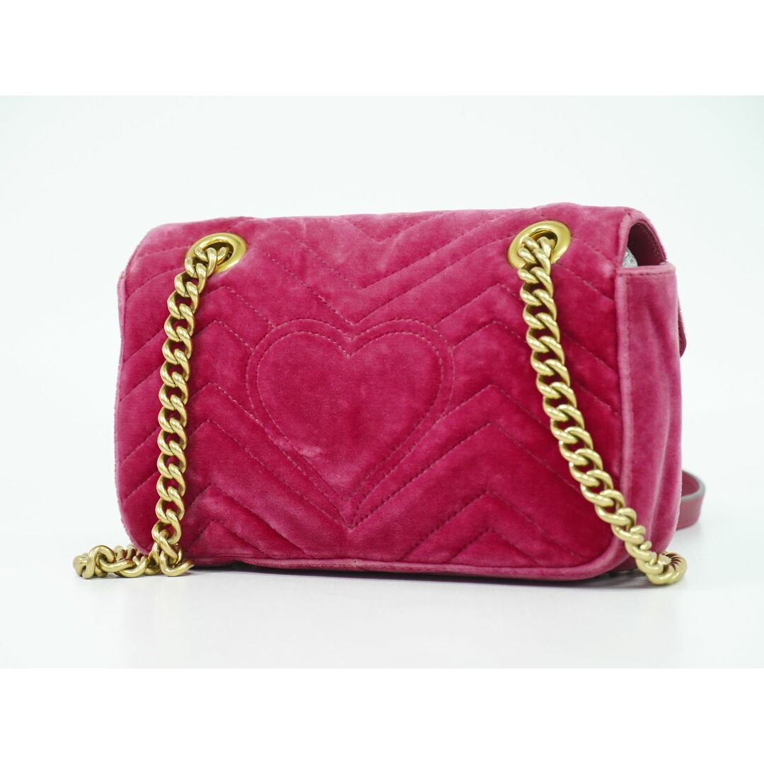GUCCI - 本物 グッチ GUCCI GGマーモント チェーン ショルダー GUCCI - 本物 グッチ GUCCI GGマーモント チェーン ショルダー