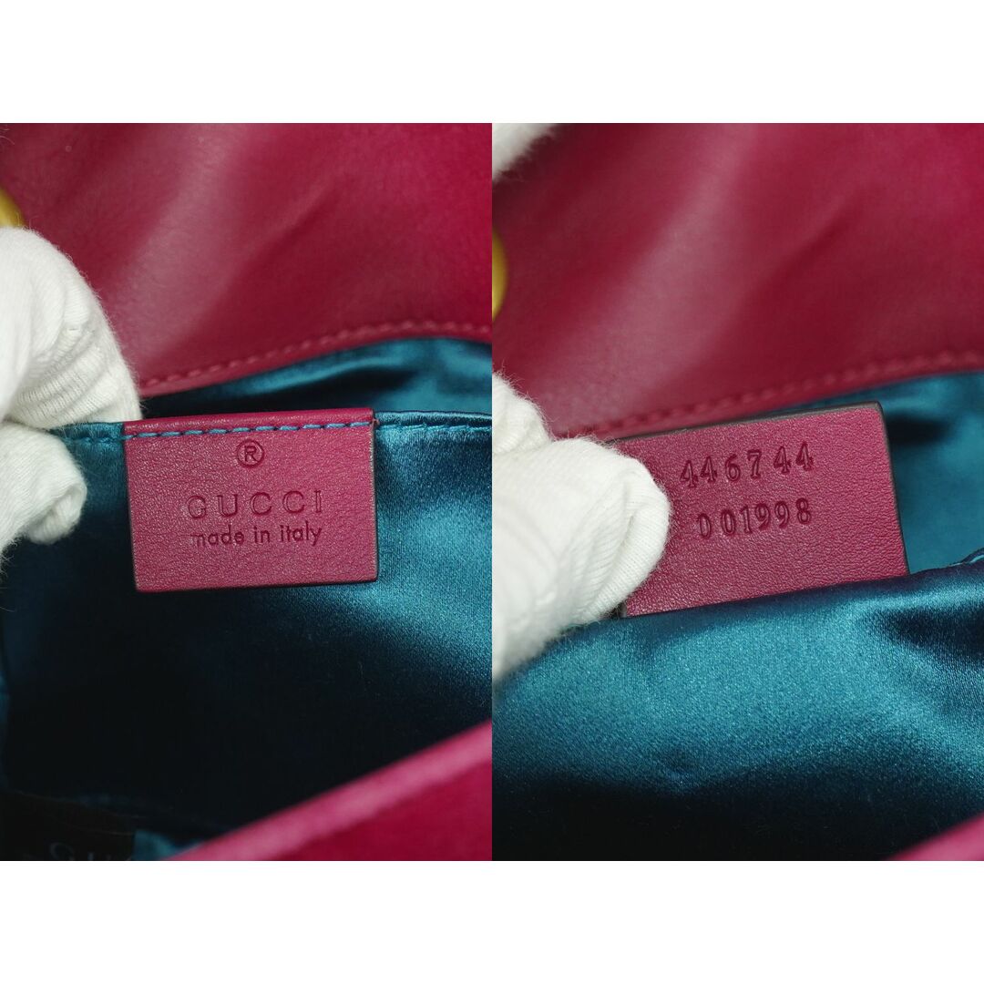 GUCCI - 本物 グッチ GUCCI GGマーモント チェーン ショルダー GUCCI - 本物 グッチ GUCCI GGマーモント チェーン ショルダー