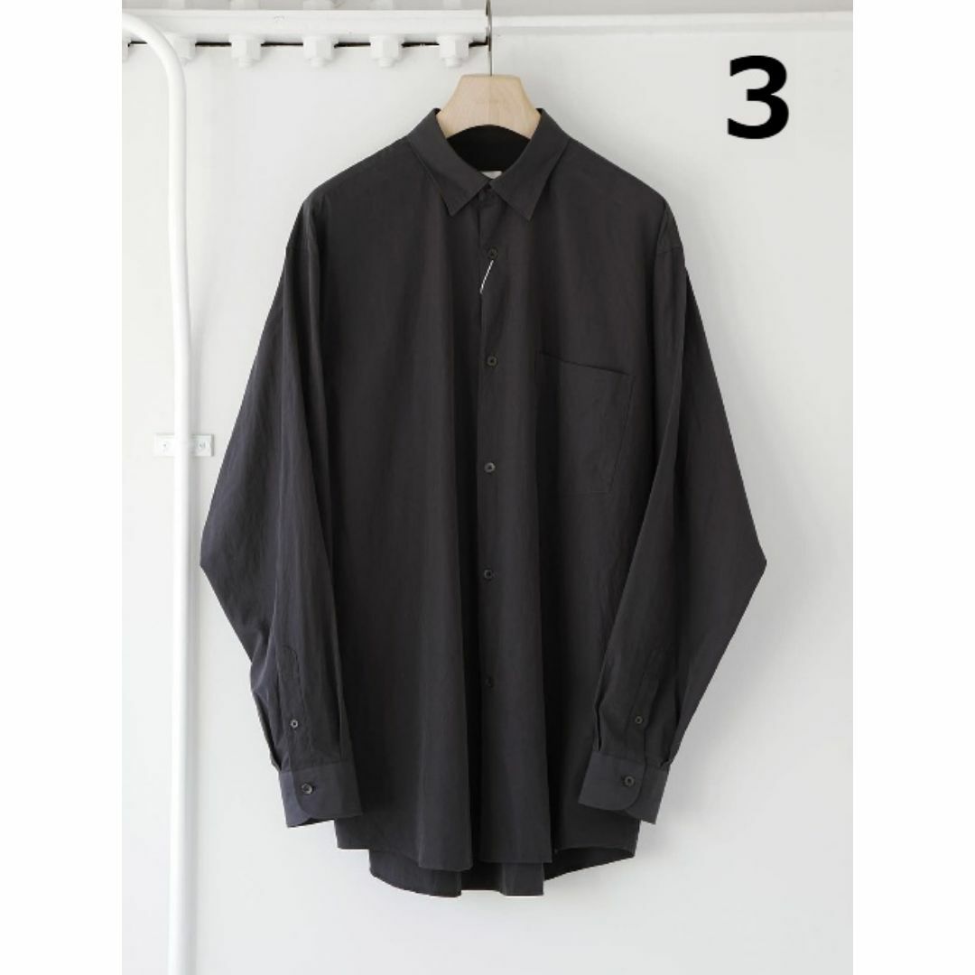 COMOLI - comoli 25SS コモリシャツ 紺 3の通販 by WOOD|コモリ COMOLI - comoli 25SS コモリシャツ 紺 3の通販 by WOOD|コモリ