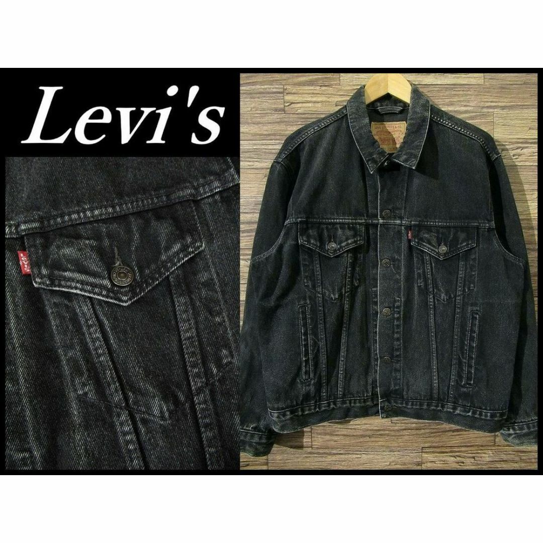 Levi's - 93年製 ユーロ リーバイス 70503 08 先染めブラック Levi's - 93年製 ユーロ リーバイス 70503 08 先染めブラック