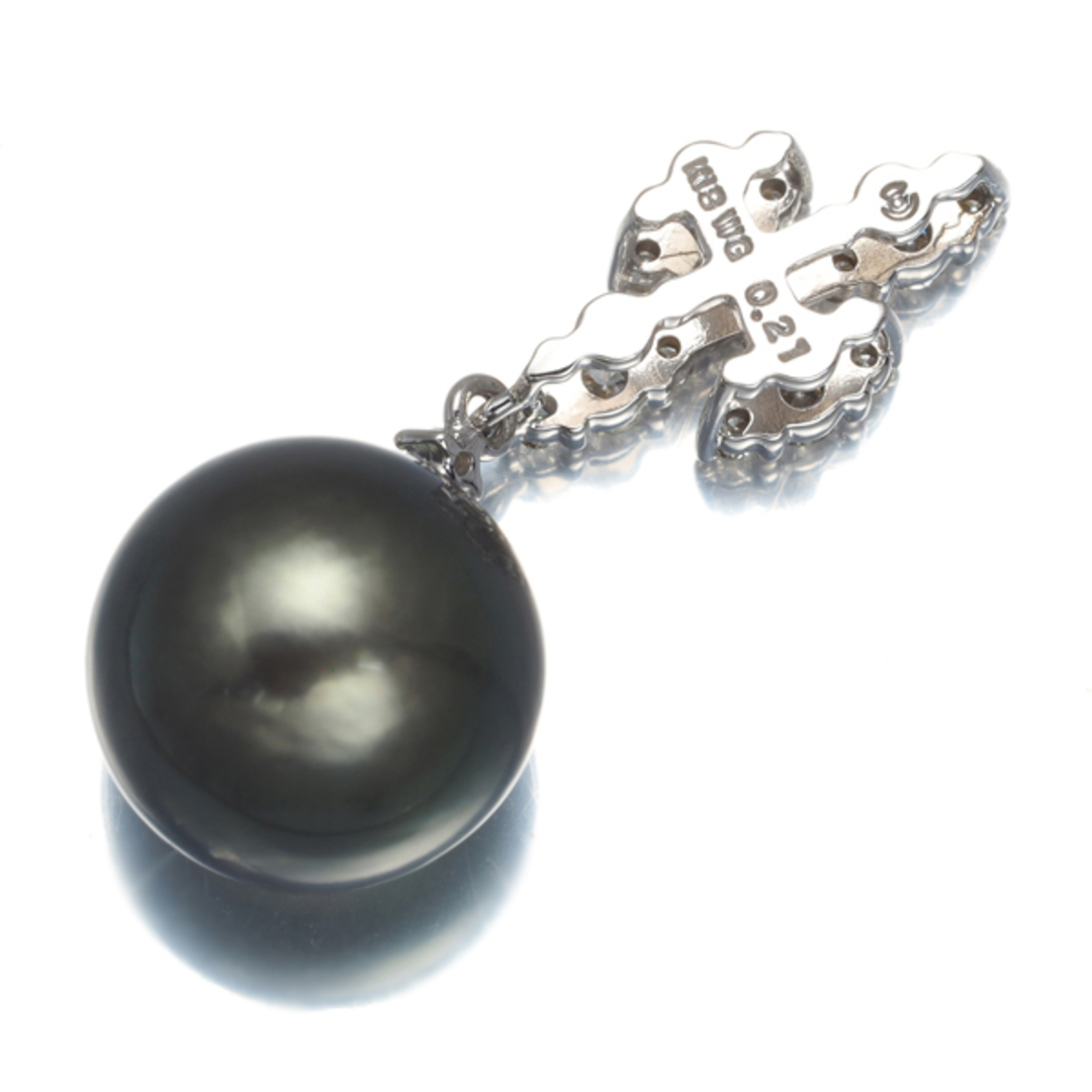TASAKI - TASAKI タサキ ペンダントトップ ブラックパール 真珠 TASAKI - TASAKI タサキ ペンダントトップ ブラックパール 真珠