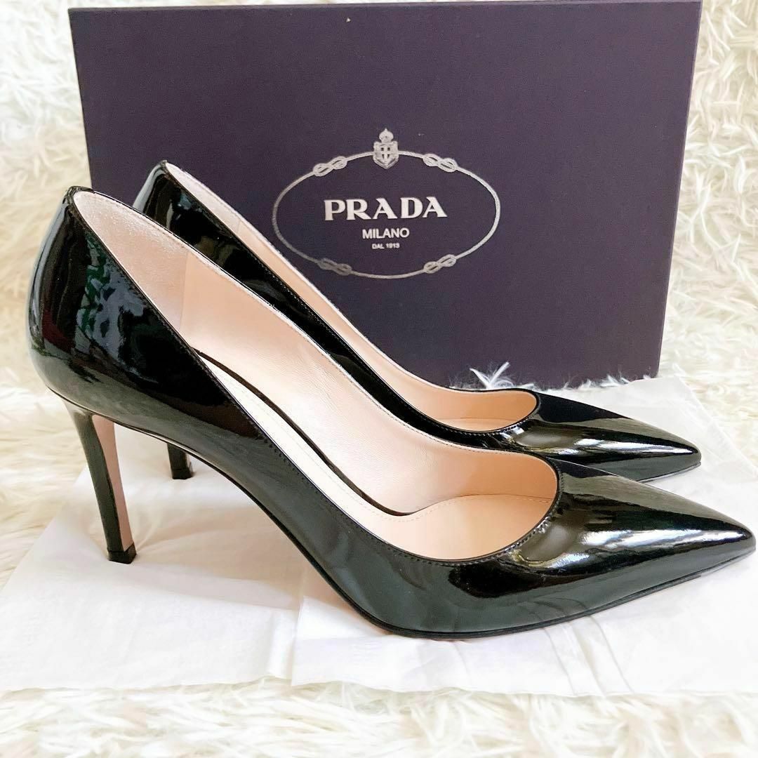 PRADA - 【箱付き美品】プラダ ハイヒール パンプス ポイン PRADA - 【箱付き美品】プラダ ハイヒール パンプス ポイン