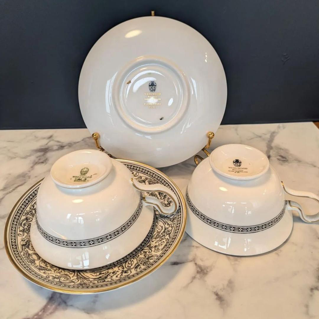 WEDGWOOD - ウエッジウッド ピオニーカップ&ソーサー フロレン WEDGWOOD - ウエッジウッド ピオニーカップ&ソーサー フロレン