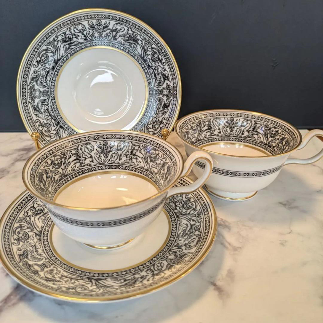 WEDGWOOD - ウエッジウッド ピオニーカップ&ソーサー フロレン WEDGWOOD - ウエッジウッド ピオニーカップ&ソーサー フロレン