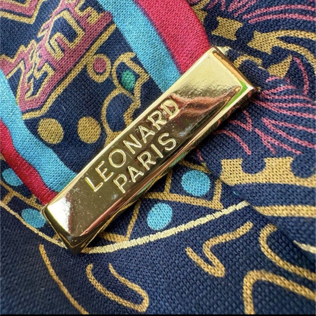 LEONARD - LEONARD レオナール ペイズリー柄 長袖ロング LEONARD - LEONARD レオナール ペイズリー柄 長袖ロング