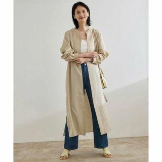 ロペ(ROPE’)の【ベージュ（27）】【WEB・一部店舗限定】フロントオープンシャツワンピース/洗える(ロングワンピース/マキシワンピース)