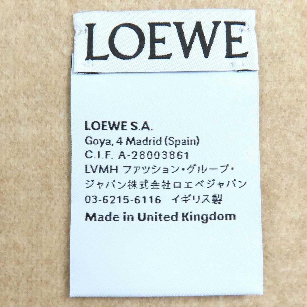 LOEWE - 極美品△LOEWE ロエベ F811251X06 ウール カシミヤ LOEWE - 極美品△LOEWE ロエベ F811251X06 ウール カシミヤ